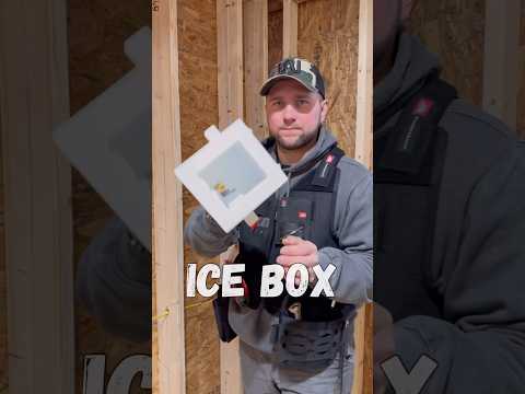 Refrigerator Supply Box! #diy #construction #tools