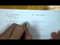 Algebraic Expressions and Operations