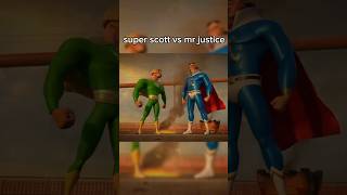 super scott vs mr justice / hero inside #shorts #justice #movies #heroinside