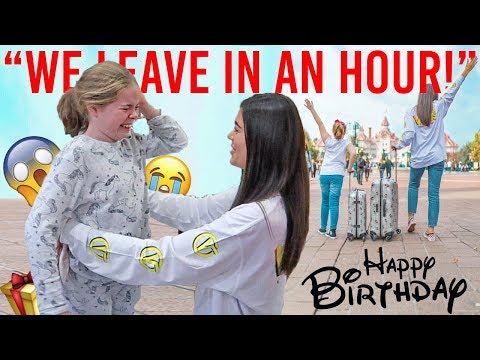 SURPRISING MY LITTLE SISTER WITH A DISNEYLAND TRIP FOR HER 10TH BIRTHDAY PRESENT!