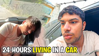 Living In A Car For 24 Hours 🚗😱 | Challenge Gone Wrong In The Mountains 🏔️
