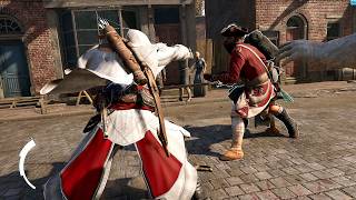 Assassin's Creed 3 Remastered Parkour & Sword High Action Gameplay with Ezio`s Outfit
