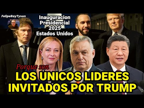 Porque Nayib Bukele esta entre los pocos INVITADOS a la Inauguracion Presidencial de Donald Trump