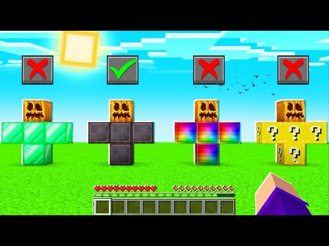 ESCOLHA UM DOS NOVOS GOLEMS SECRETOS E OP PARA TE PROTEGER NO MINECRAFT