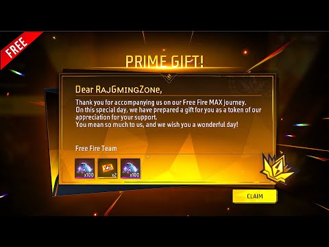 FREE 100 Diamonds Birthday Gift Free Fire | Claim 100 Diamond Redeem Free Fire