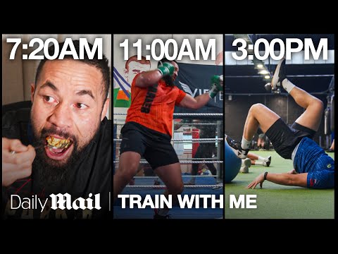 How World-Class Heavyweight Boxer Joseph Parker Preps for a Title Fight | Train With Me | Daily Mail