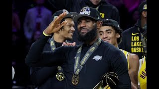 The MVP goes to Lebron James