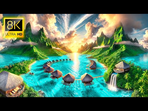 Most Beautiful Paradises in the World 8K VIDEO ULTRA HD - Dolby Vision #8K #HDR