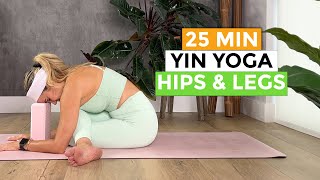 25-Min Yin Yoga: Deep Stretch for Tight Hips, Legs & Lower Back Relief (Over 40 Yoga)