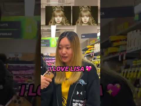 SHE PICKS LISA OVER BTS? (FUNNY DANCE) #shorts