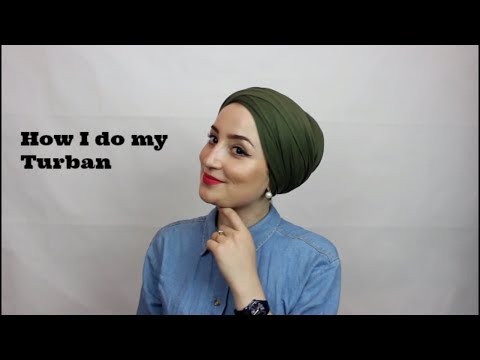 How i do my turban / لفة التوربان / AMIRA RIAA