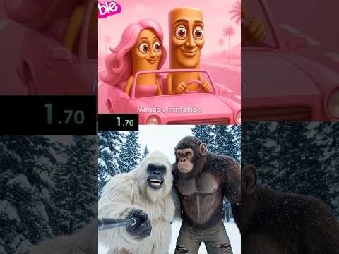 Yeti and Monkeyman - Missing Barbie Songs brainrot ๐ PART 1 #brainrot #funny