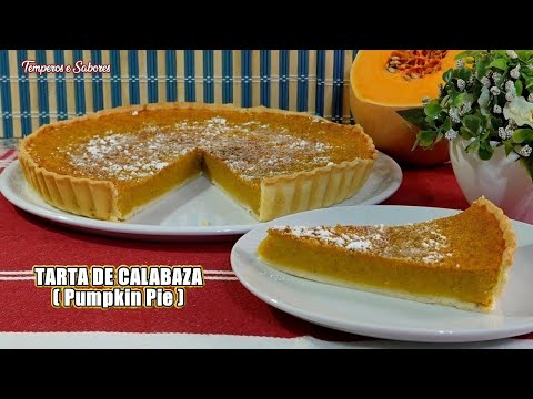 TARTA DE CALABAZA estilo AMERICANO  Pumpkin Pie | ¡Súper Cremosa Casera Fácil y Deliciosa!