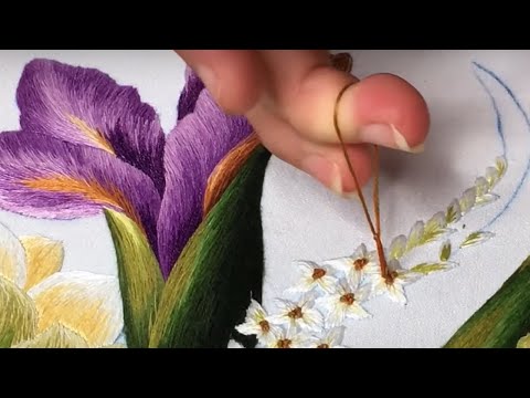 Embroidery Beginners - Embroidery Rose Flowers - Hand Embroidery Art