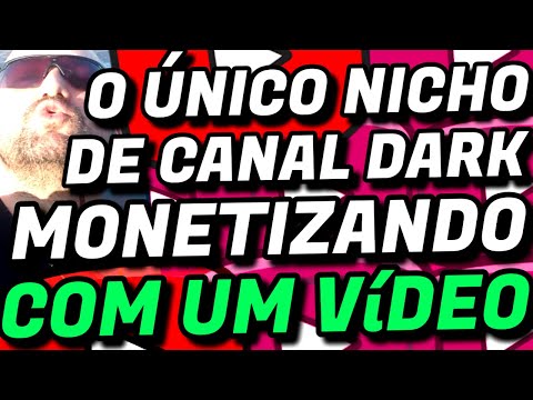 O ÚNICO NICHO DE CANAL DARK QUE MONETIZA COM UM VÍDEO EM 2024 MUITO RÁPIDO 🚀 CANAL DARK MILIONÁRIO 🚀