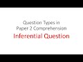 Inferential Comprehension Questions