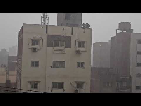 مطر ف عز الصيف معجزه من عند الله🌧🌧🌧🌧