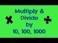 Mastering Multiplication and Division by Powers of Ten