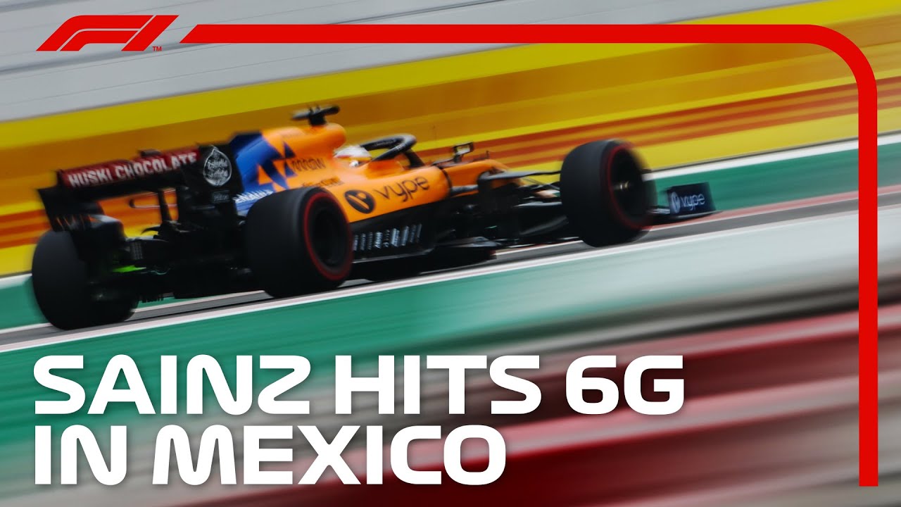F1 Driver G-Force Analysis: Onboard With Carlos Sainz | AWS | 2019 Mexican Grand Prix