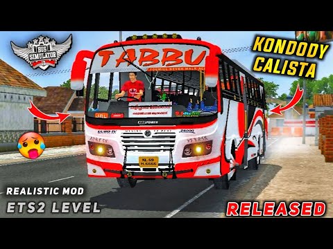 download KONDODY CALISTA BUS MOD for bus simulator indonesia | BUSSID V4.3 | #bussidmods