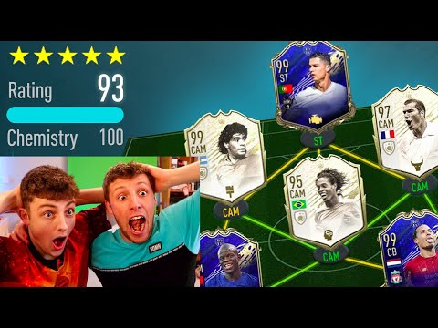 MY BRO GETS A 193 FUT DRAFT WORLD RECORD - FIFA 20