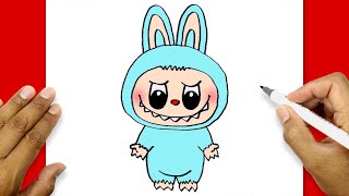 How To Draw A Labubu Have A Seat | Labubu Drawing Easy