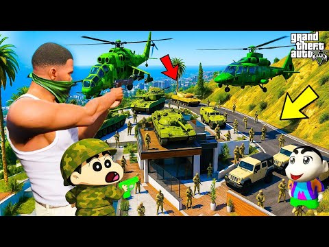 Shinchan & Franklin Pinchan Indian Army Green GANG does Operation Sindoor in Gta 5 | GTA V