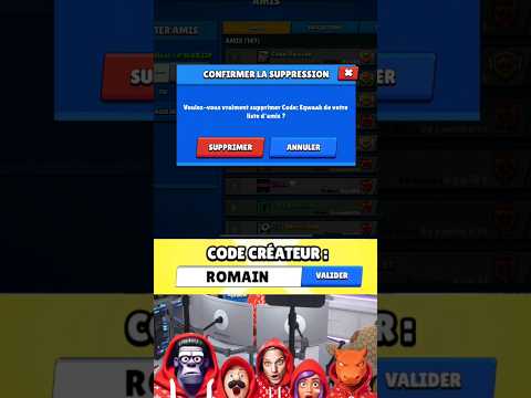 JE SUPPR EQWAAK des AMIS de PAPA !!! LE PRANK 2 sur Brawl Stars #shorts
