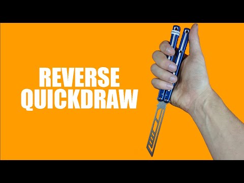 Butterfly Knife Tricks for Beginners #12.1 (Reverse Quickdraw)