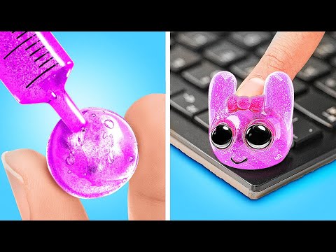 NEW FUNNY FIDGETS 🤩💖 SATISFYING CRAFTS TO TRY! 🌀