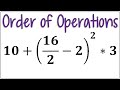 Order of Operations and Mnemonics