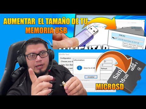 Así Aumentan el Tamaño de las Memoria USB o MicorSD de 2GB a 16GB ¡QUE NO TE ESTAF3N!