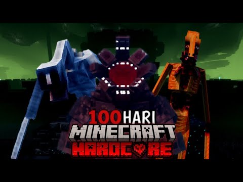 100 HARI DI MINECRAFT HARDCORE CAVE ONLY