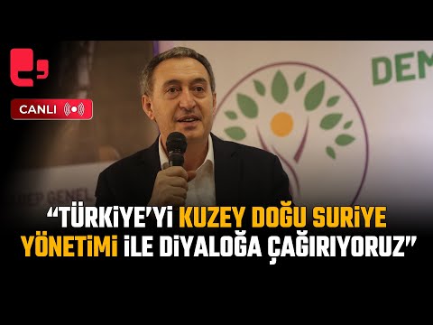 #CANLI | Bakırhan: Türkiye'yi Kuzey Doğu Suriye Yönetimi ile diyalog kurmaya çağırıyoruz