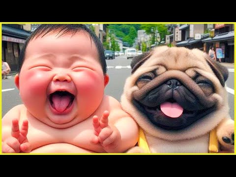 Hilarious Baby and Puppy Growing Up Together || Peachy Vines