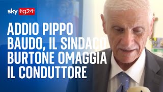 Addio Pippo Baudo, il sindaco Burtone omaggia il conduttore