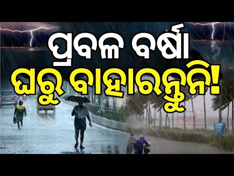 ୨୪ ଘଣ୍ଟା ଭିତରେ ଏହି ଜିଲ୍ଲାରେ ପ୍ରବଳ ବର୍ଷା ! Odisha Rain | Low Pressure Over Bay Of Bengal | Rain News