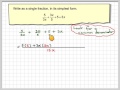 Simplifying Expressions and Fractions