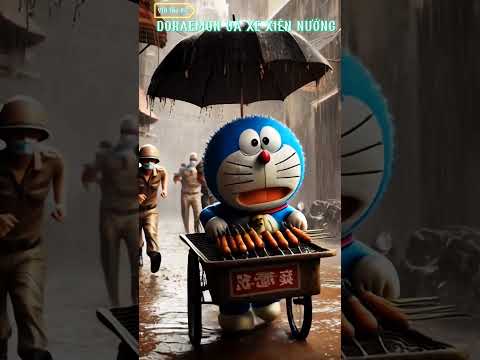 Doraemon ngã tội quá #trending #anime #cartoon #ai #shorts