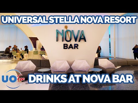 Drinks at Nova Bar | Universal Stella Nova Resort Lobby Bar