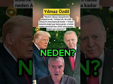 Yılmaz Özdil:“Neden Amerika’dan 2045 yılına kadar doğal gaz alıyoruz?” #keşfet #sondakika #gündem