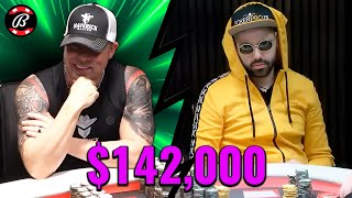 $142,000 Pot! Yoh Viral Puts Eric Persson in The Blender With A Massive River Raise!