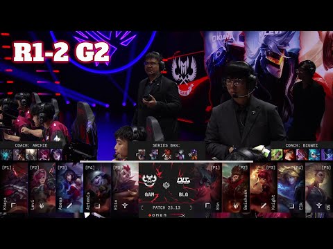 BLG vs GAM - Game 2 | Round 1 LoL MSI 2025 Play-In Stage | Bilibili Gaming vs GAM Esports G2 full