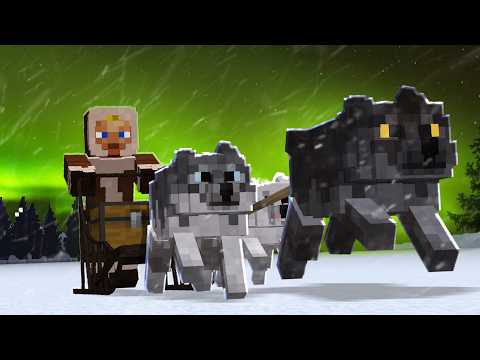 Выживание в Собачьей Упряжке - ЗИМНИЙ АПОКАЛИПСИС (Майнкрафт Фильм)