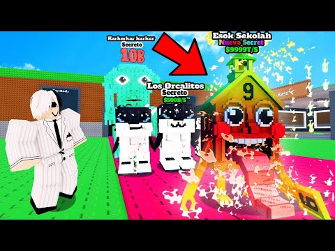 Robé LOS NUEVOS BRAINROTS SUPREMOS del EVENTO SECRETO en Steal a brainrot (roba un brainrot)