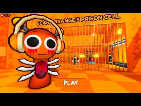 SCARY ORANGESPLANKI'S PRISON RUN! (Obby)#roblox #scarryobby