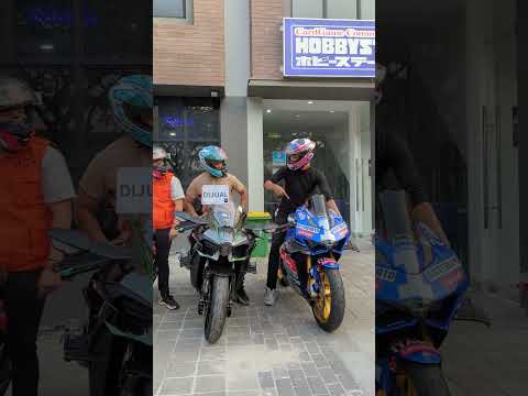Adu Pamer Motor Sama H2R !! #kawasaki #h2 #h2r #ducati #yamaha #r6 #v4 #zx25r
