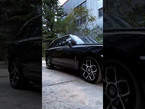 Rolls Royce Cullinan Black Badge SUV Interior Asmr  #shorts