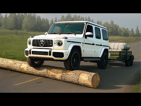 Cars vs Fallen Tree Challenge #5 in BeamNG Drive!