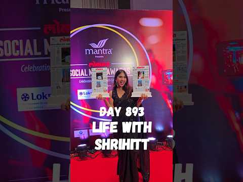 Lws day 893/1000 #shrihitt #minivlog #awards